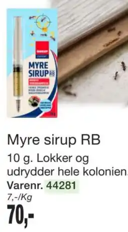Harald Nyborg Myre sirup RB tilbud