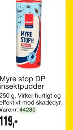 Harald Nyborg Myre stop DP insektpudder tilbud