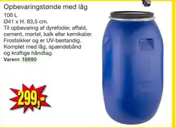 Harald Nyborg Opbevaringstønde med låg tilbud