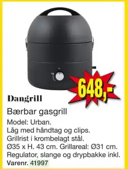 Harald Nyborg Dangrill Bærbar gasgrill tilbud