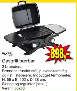 Harald Nyborg Gasgrill bærbar tilbud