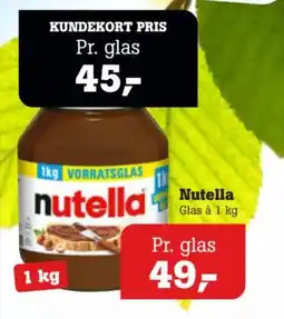 Poetzsch Padborg Nutella Glas à tilbud