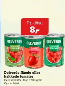 Poetzsch Padborg Delverde flåede eller hakkede tomater tilbud