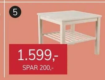 Daells Bolighus Hjørnebord tilbud