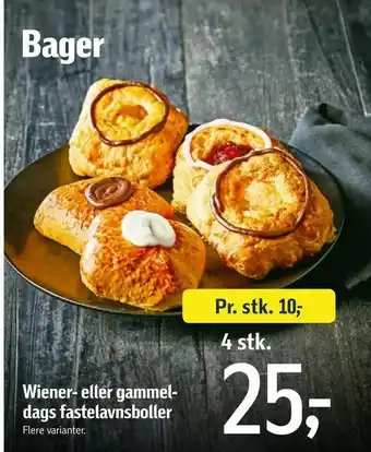 Føtex Wiener- eller gammel dags fastelavnsboller tilbud