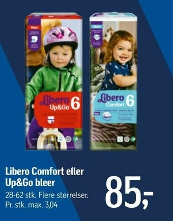 Libero Comfort eller Up&Go bleer