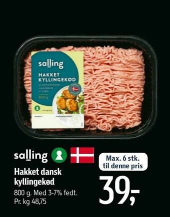 Føtex Hakket dansk kyllingekød tilbud