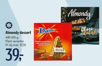 Almondy dessert
