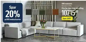 GRO modulsofa