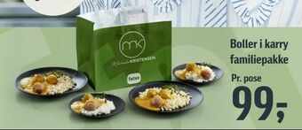 Føtex Boller i karry familiepakke tilbud