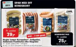 Poetzsch Padborg Slagter Lampe pølser tilbud