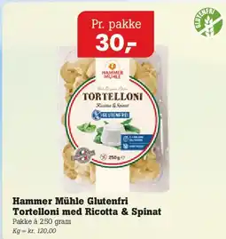 Poetzsch Padborg Hammer Mühle Glutenfri Tortelloni med Ricotta & Spinat tilbud