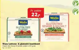 Poetzsch Padborg Wasa laktose- & glutenfri knækbrød tilbud