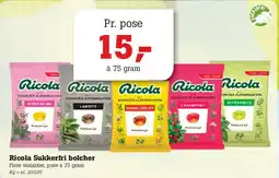 Poetzsch Padborg Ricola Sukkerfri bolcher tilbud