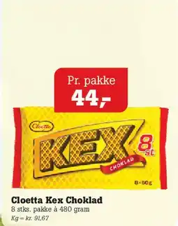 Poetzsch Padborg Cloetta Kex Choklad tilbud