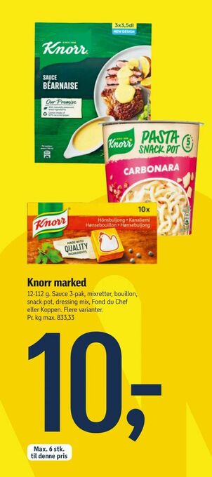 Føtex Knorr marked tilbud