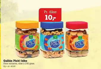 Poetzsch Padborg Gullón Pick! kiks tilbud