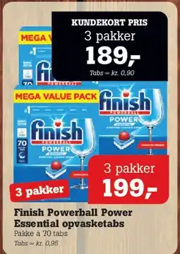 Poetzsch Padborg Finish Powerball Power Essential opvasketabs tilbud
