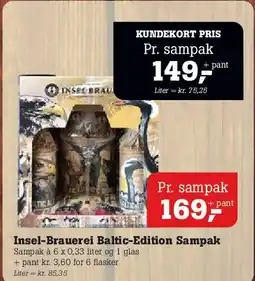 Poetzsch Padborg Insel-Brauerei Baltic-Edition Sampak tilbud