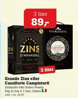 Poetzsch Padborg Grande Zins eller Casalforte Campistorti tilbud