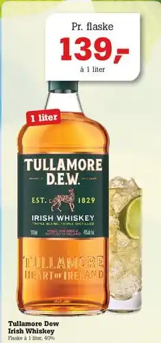Poetzsch Padborg Tullamore Dew Irish Whiskey tilbud