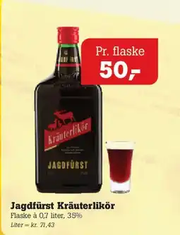 Poetzsch Padborg Jagdfürst Kräuterlikör tilbud