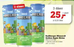 Poetzsch Padborg Radlberger Minecraft Golden Apple Melon tilbud