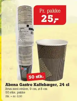 Poetzsch Padborg Abena Gastro Kaffebæger, 24 cl tilbud