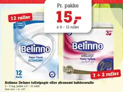 Poetzsch Padborg Belinno Deluxe toiletpapir eller økonomi køkkenrulle tilbud