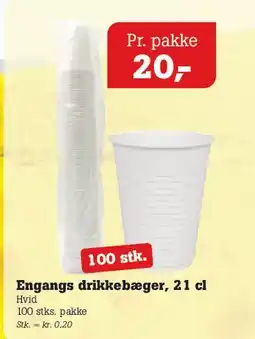 Poetzsch Padborg Engangs drikkebæger, 21 cl tilbud