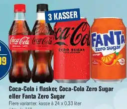 Otto Duborg Coca‑Cola / Coca‑Cola Zero Sugar / Fanta Zero Sugar (kasser) tilbud
