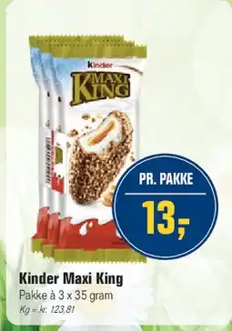 Otto Duborg Kinder Maxi King tilbud
