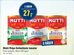 Otto Duborg Mutti Polpa finthakkede tomater tilbud