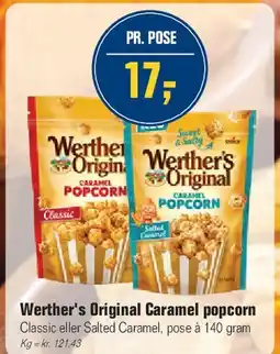 Otto Duborg Werther's Original Caramel popcorn tilbud