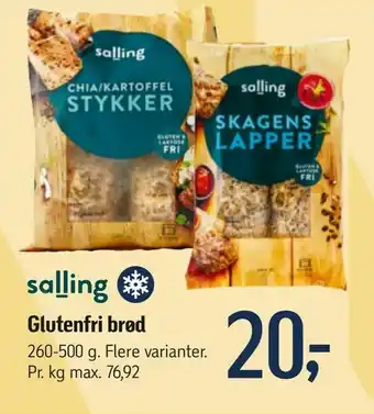 Føtex Glutenfri brød tilbud