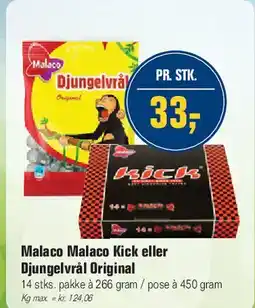 Otto Duborg Malaco Kick eller Djungelvrål Original tilbud