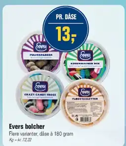 Otto Duborg Evers bolcher tilbud