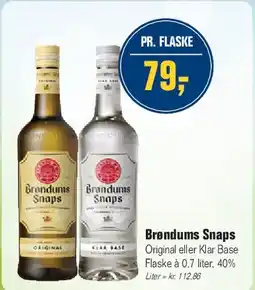 Otto Duborg Brøndums Snaps tilbud