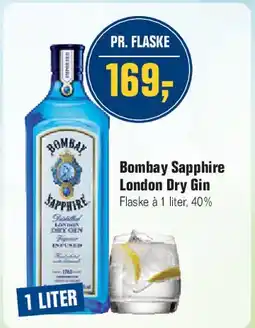 Otto Duborg Bombay Sapphire London Dry Gin tilbud