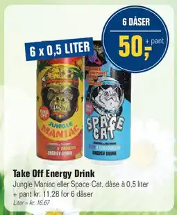Otto Duborg Take Off Energy Drink tilbud