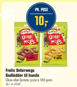Otto Duborg Frolic Unterwegs godbidder til hunde tilbud