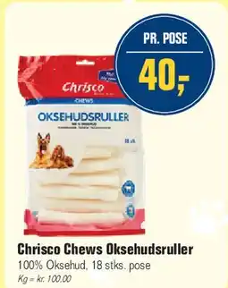 Otto Duborg Chriso Chews oksehudsruller tilbud