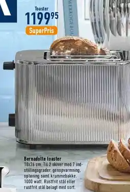 Imerco Bernadotte toaster tilbud