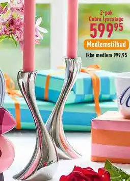 Imerco Cobra lysestage (2-pak) tilbud