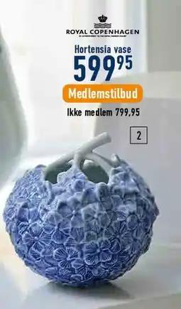 Imerco Hortensia vase tilbud