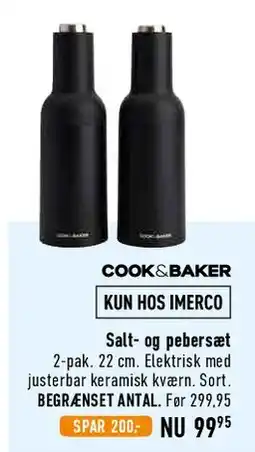 Imerco Salt- og pebersæt (2-pak) tilbud