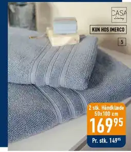 Imerco Håndklæder, 2 stk. tilbud