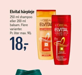 Føtex Elvital hårpleje tilbud