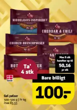 Løvbjerg Gol pølser tilbud