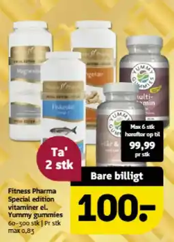 Løvbjerg Fitness Pharma Special edition vitaminer el. Yummy gummies tilbud